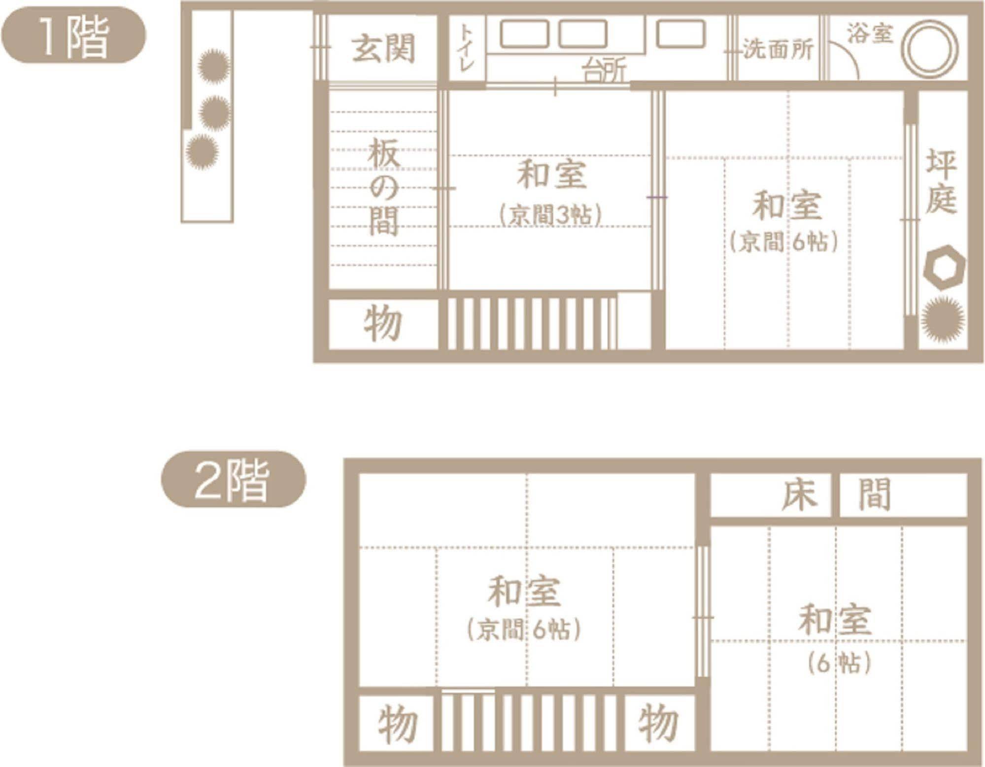 Naokonoza Omiya Gojo Villa Киото Екстериор снимка